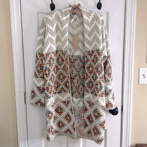Dreamers Aztec Spring Cardigan